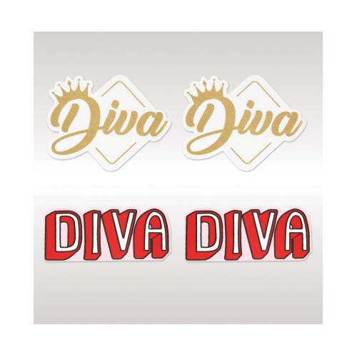 Pasties Diva Peekaboos - 2 Pairs