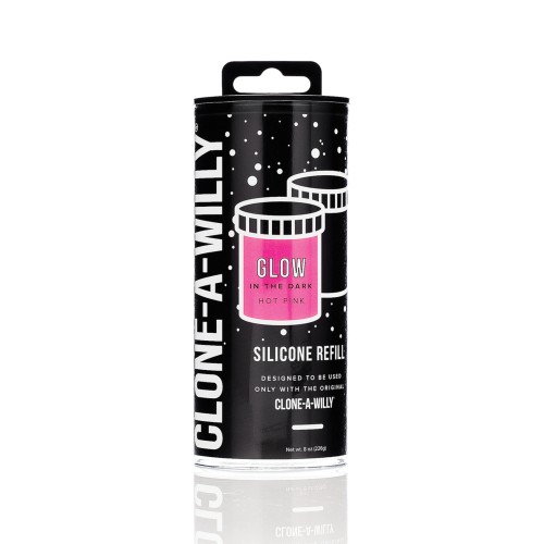 Clone-A-Willy Silicone Refill - Glow in the Dark Fun