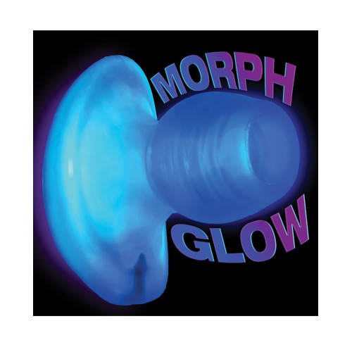 Oxballs Glowhole 1 Buttplug Hueco con LED Pequeño Azul Morph