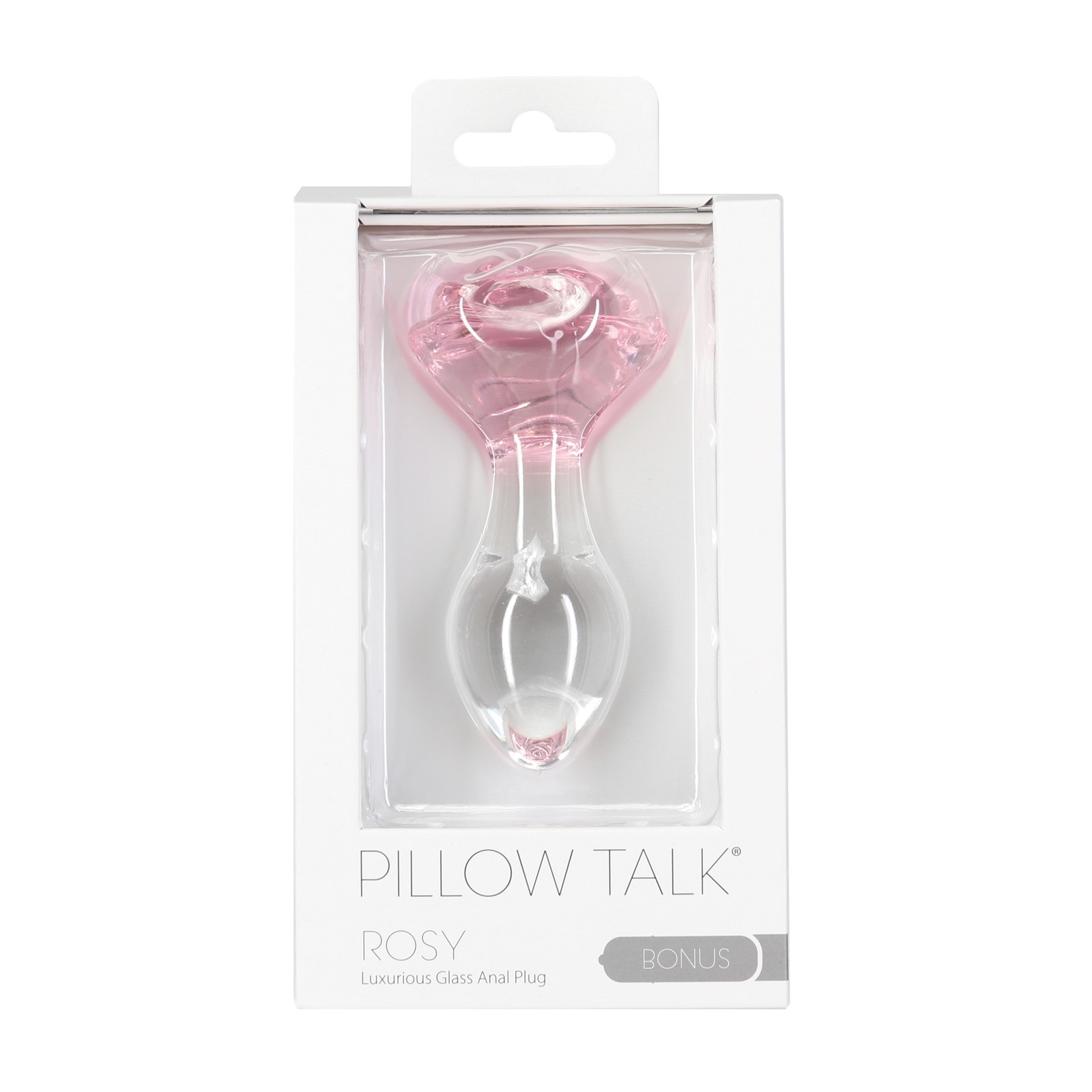 Juguete Anal de Vidrio Pillow Talk Rosy