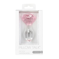 Pillow Talk Rosy Glass Anal Toy