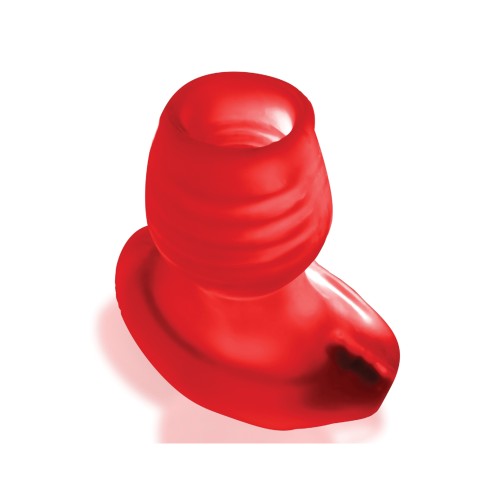 Oxballs Glowhole Hollow Buttplug LED Small Red