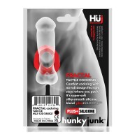 Hunky Junk Fractal Cockring - Clear for Performance