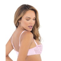 Pink Lace Underwire Bra