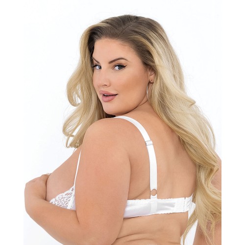 Lace Underwire Bra - White