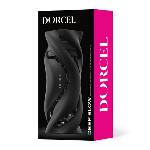 Dorcel Deep Blow Manual Masturbator - Black