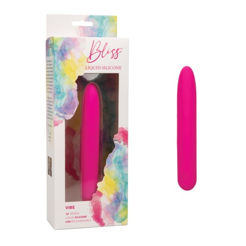 Bliss Liquid Silicone Vibe Pink