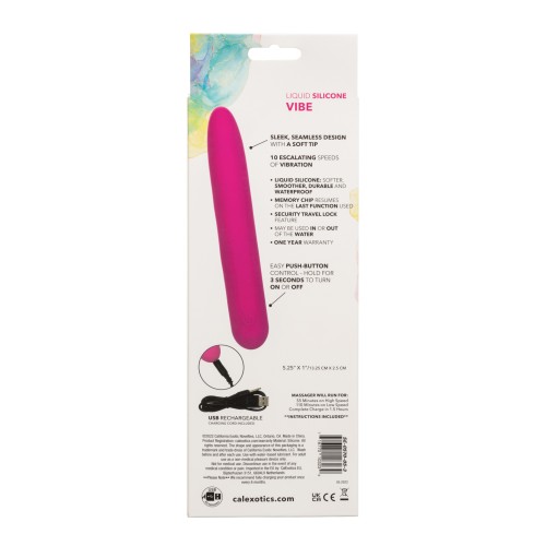 Bliss Liquid Silicone Vibe Pink