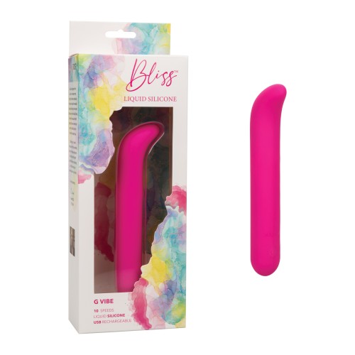 Vibrador Bliss de Silicona Líquida Rosa