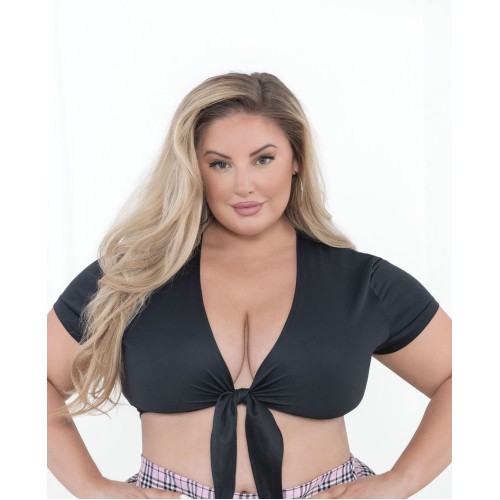 Tie Top Black Escante Queen Size