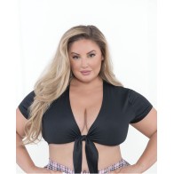 Tie Top Black Escante Queen Size