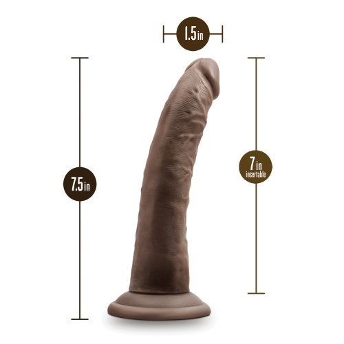 Dildo Poseable Dr Skin Plus 7 pulgadas Chocolate