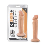 Blush Dr. Skin Plus 6 Inch Posable Dildo Vanilla