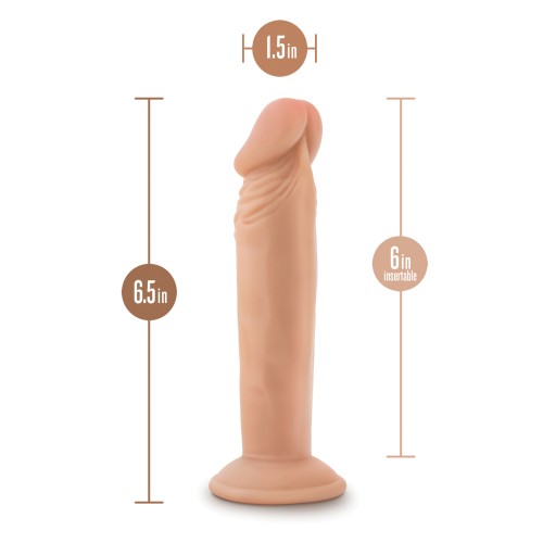 Blush Dr. Skin Plus 6 Inch Posable Dildo Vanilla