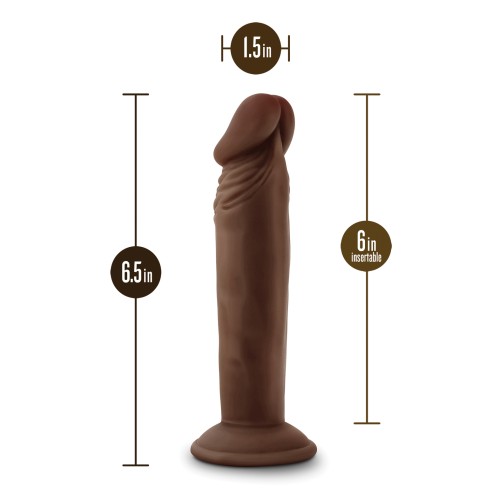 Blush Dr. Skin Plus 6" Posable Dildo Chocolate