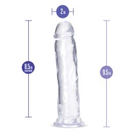 B Yours Plus 9" Thrill n Drill Clear Dildo