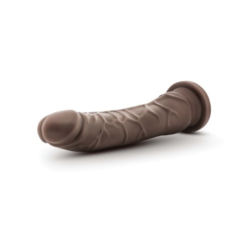 Dildo Posicionable Blush Dr. Skin Plus 9" - Chocolate