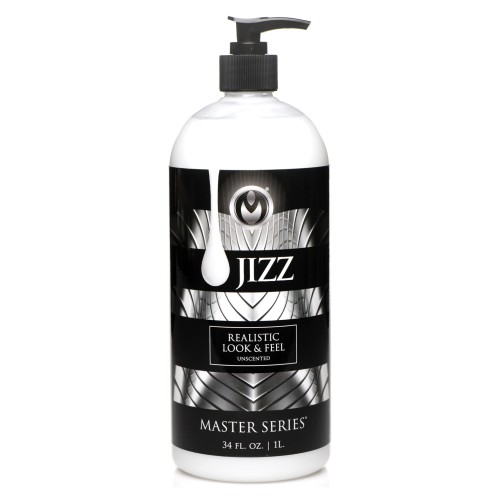 Master Series Unscented Jizz Body Glide 34oz for Sensual Play