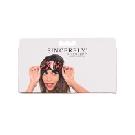 Sincerely Amber Blindfold