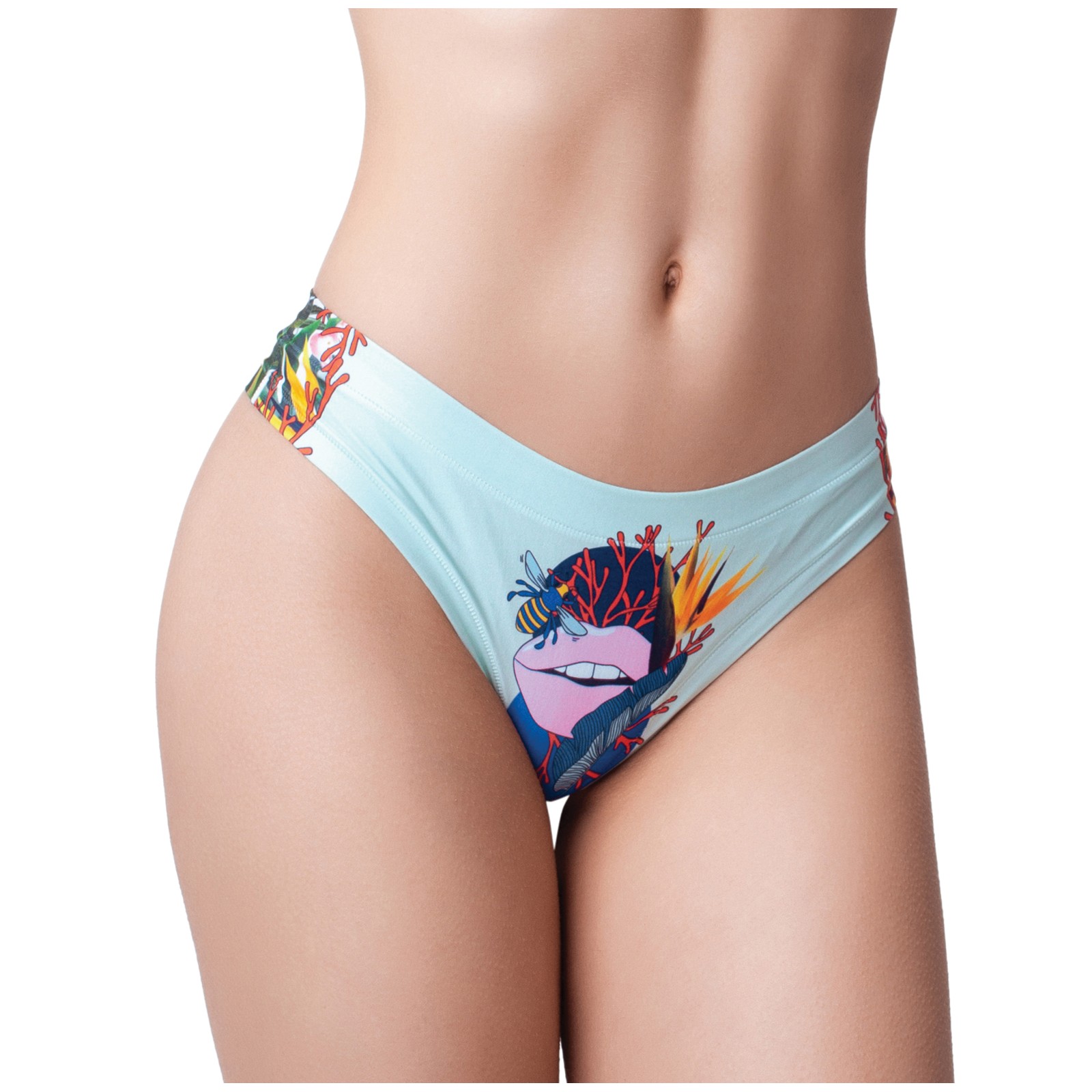 Tanga Mememe Botanic Panic Lips Impreso