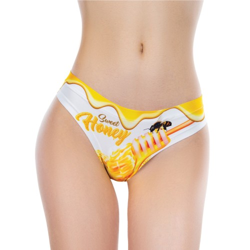 Mememe Sweet Me Honey Printed Slip - Luxurious Comfort