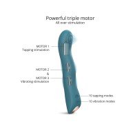 Vibrador Tapping Swap Love to Love Teal Me