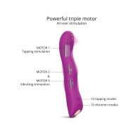 Love to Love Swap Tapping Vibrator - Sweet Orchid