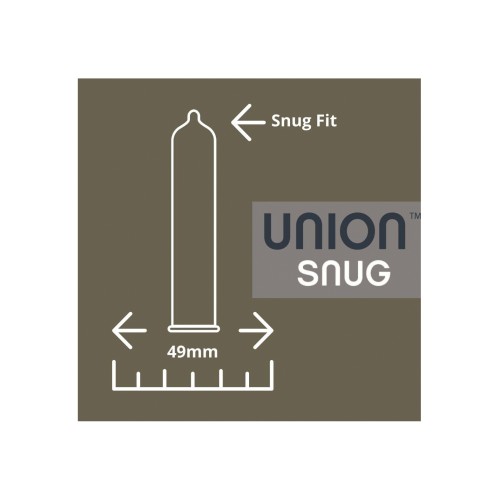 Condomes Union Snug Paquete de 12