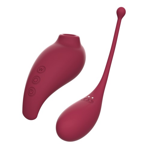 Adrien Lastic Inspiration Clitoral Stimulator & Vibrating Egg - Red