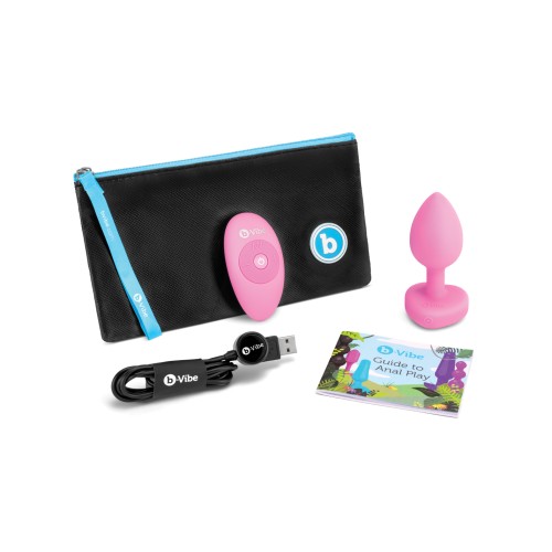 Plug Vibrante Corazón b-Vibe Rosa