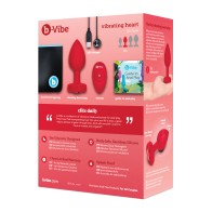 b-Vibe Vibrating Heart Plug for Ultimate Play