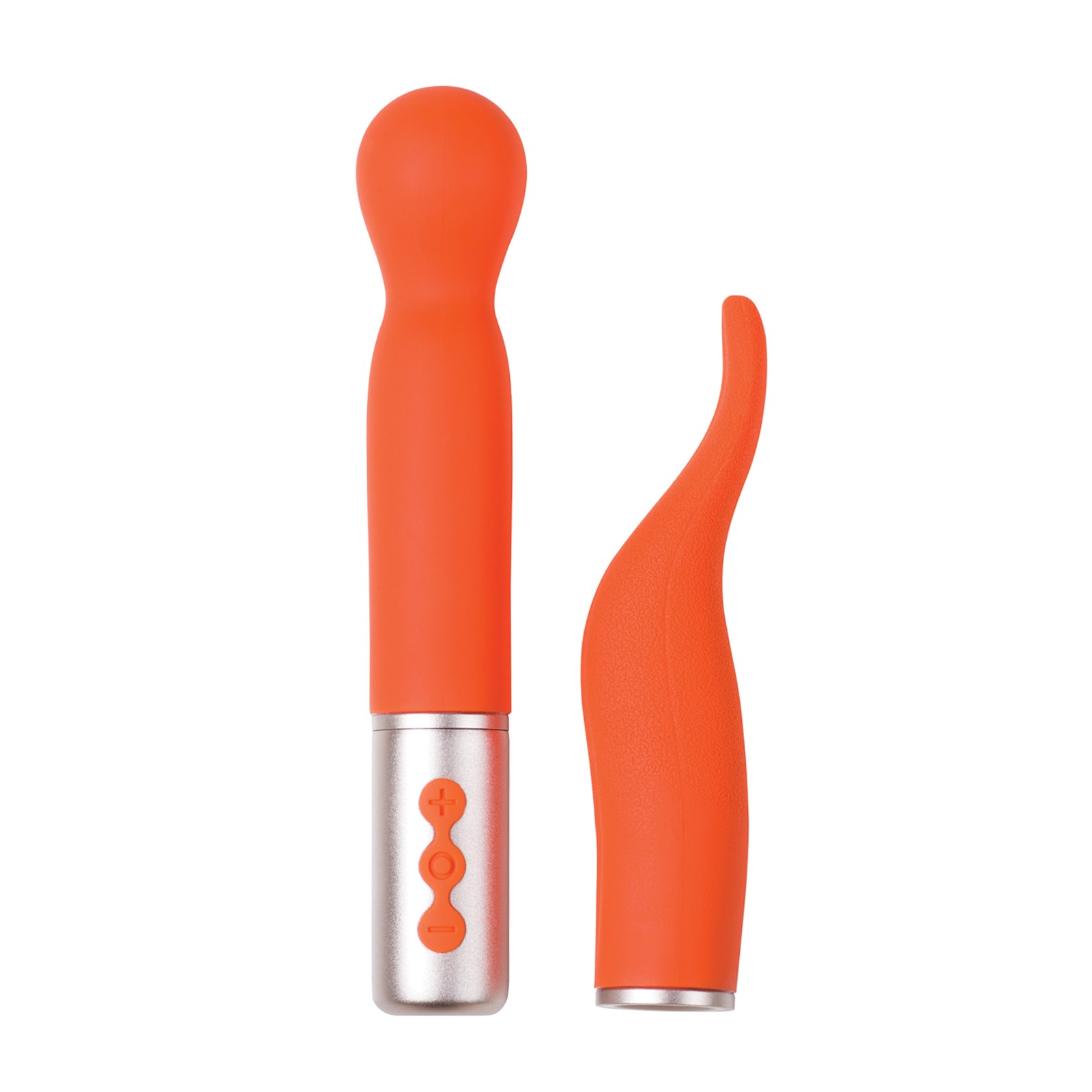 La Colección Traviesa Vibrador con Cabezas Intercambiables Coral