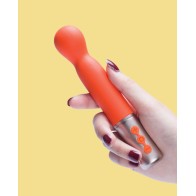 La Colección Traviesa Vibrador con Cabezas Intercambiables Coral