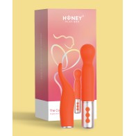 La Colección Traviesa Vibrador con Cabezas Intercambiables Coral