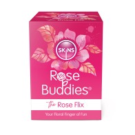 Skins Rose Buddies The Rose Flix Clitoral Vibrator - Pink