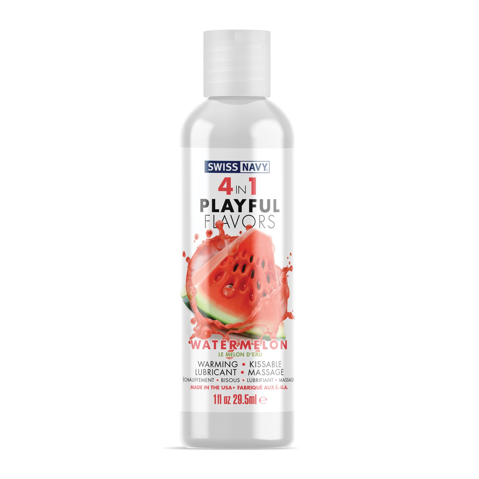 Swiss Navy 4 in 1 Playful Flavors Watermelon 1 oz