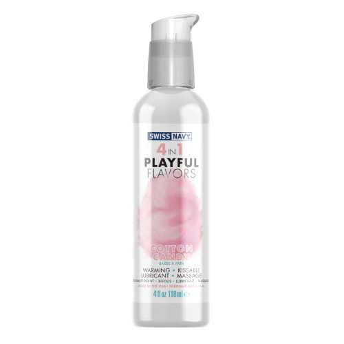 Swiss Navy 4-in-1 Playful Flavors Cotton Candy - 4 oz