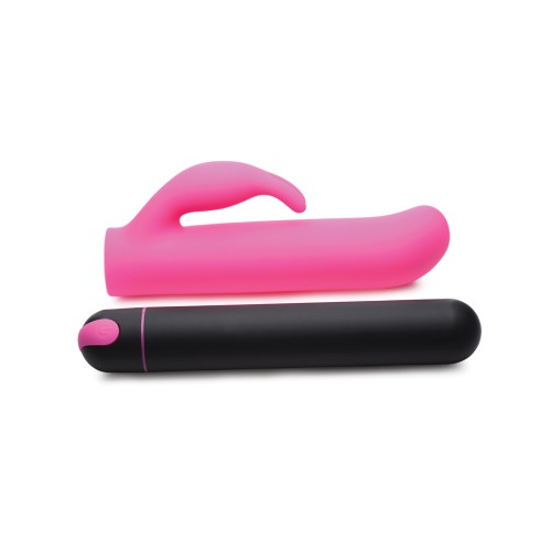 Bang! XL Bullet & Rabbit Silicone Sleeve - Pink