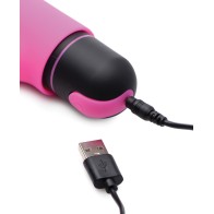 Bang! XL Bullet & Rabbit Silicone Sleeve - Pink