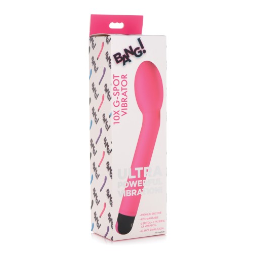 Bang! 10X G Spot Vibrator Pink