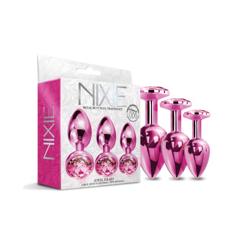 Juego de Bombillas Metálicas Nixie Rosa