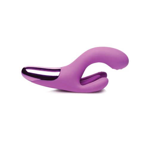 Vibrador Triple Rabbit 10X Bang! Púrpura