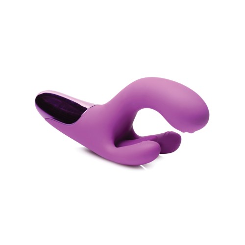 Vibrador Triple Rabbit 10X Bang! Púrpura