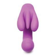 Vibrador Triple Rabbit 10X Bang! Púrpura