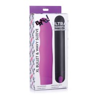 Bullet XL Bang con Funda Ondulada - Morado