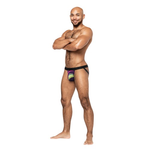 Jock Strap Galactic de Poliéster Transparente Multicolor S M