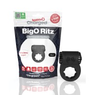 Anillo Vibrador Screaming O Charged Big O Ritz Negro