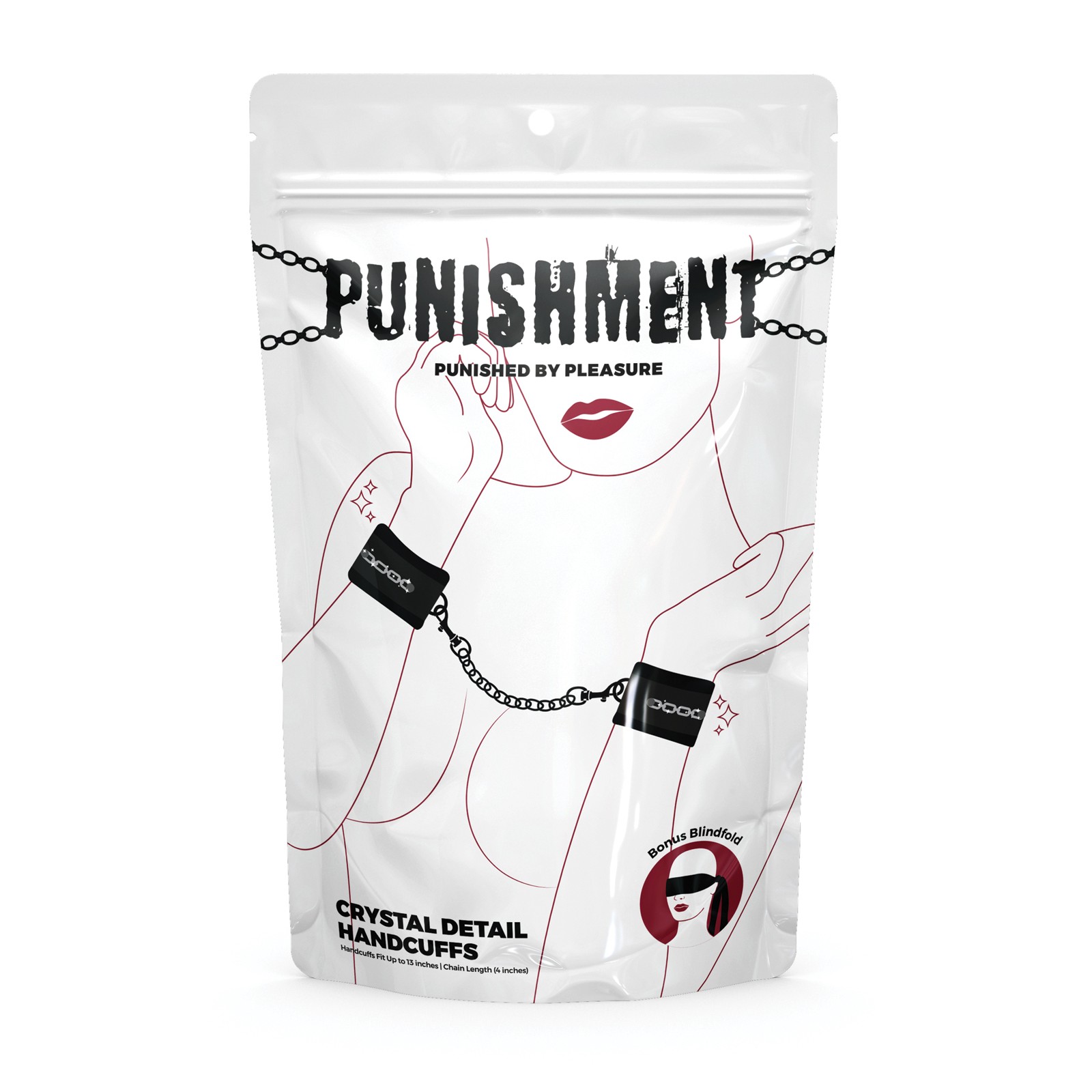 Punishment Crystal Detail Handcuffs