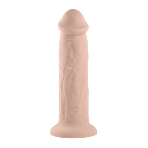 Dildo Vibrante Girthy de 7 Pulgadas - Claro