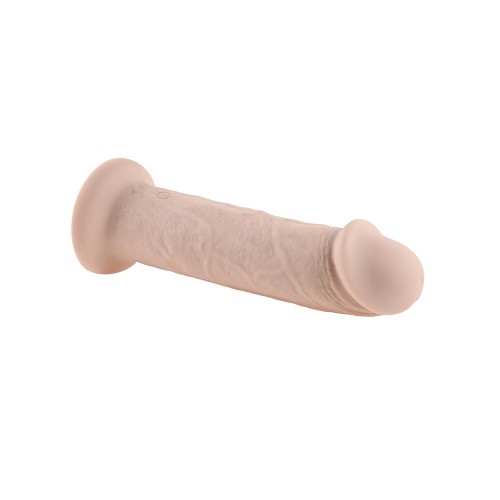 Evolved 7 Inch Girthy Vibrating Dong - Light